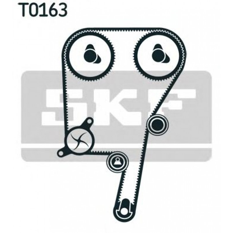 VKMC 06604 SKF - Насос охолоджуючої рідини + комплект зубчатого ремня